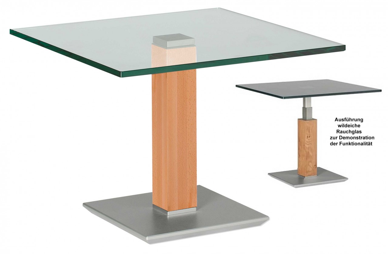 Beistelltisch mit Rollen höhenverstellbar