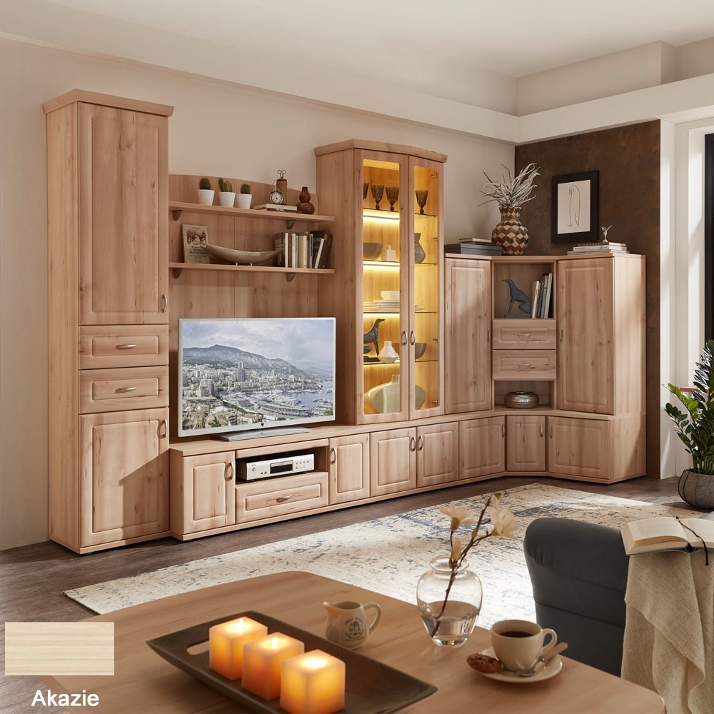 Jasmund Wohnwand über Eck