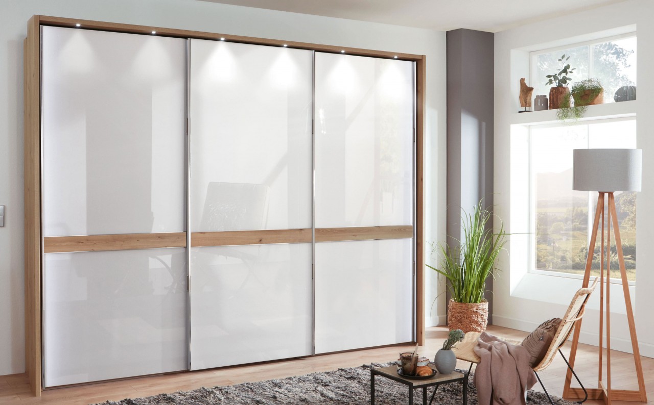 Rialto Kleiderschrank mit Glastüren