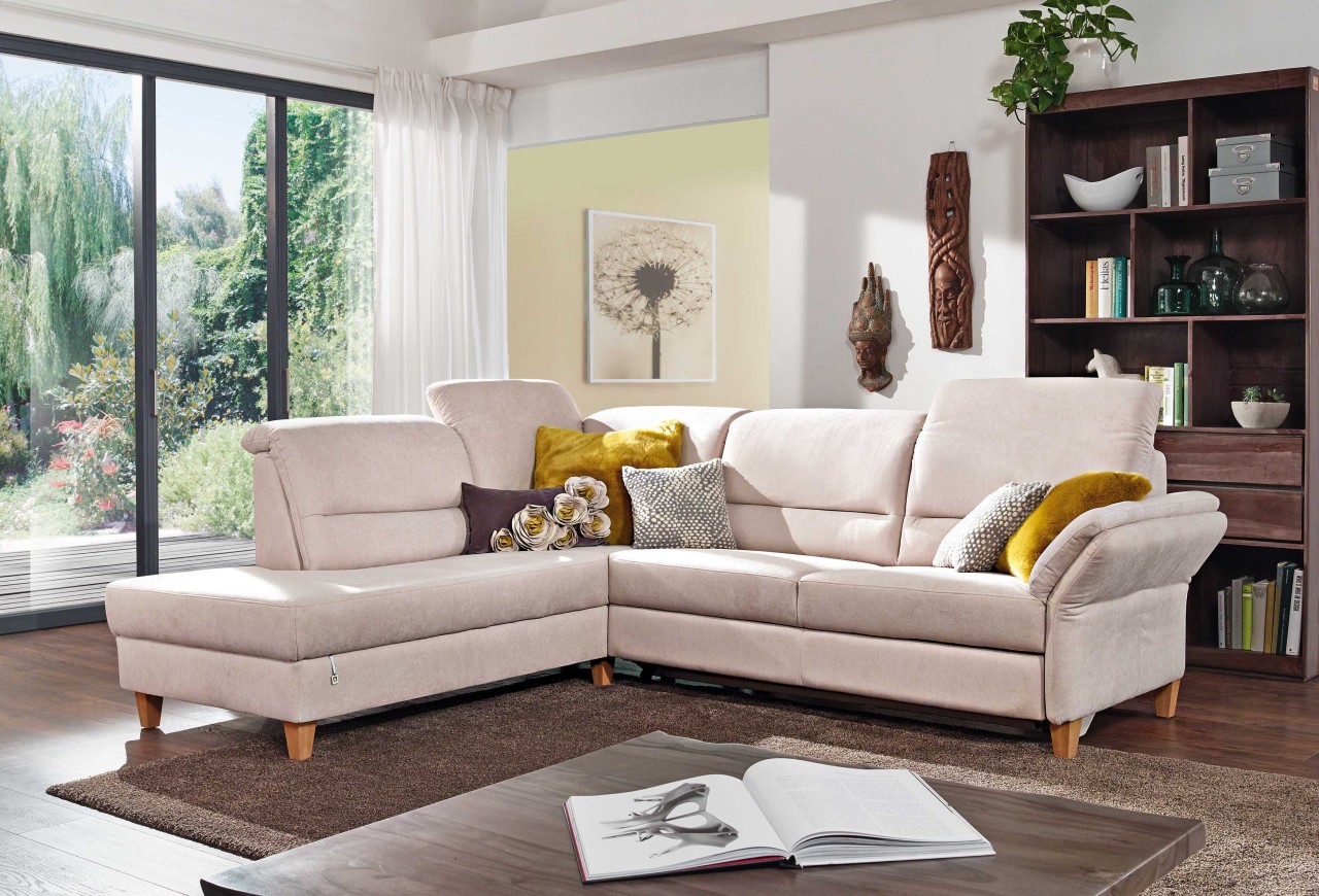 Dietsch Denja Polsterecke mit Schlaffunktion optional individuell