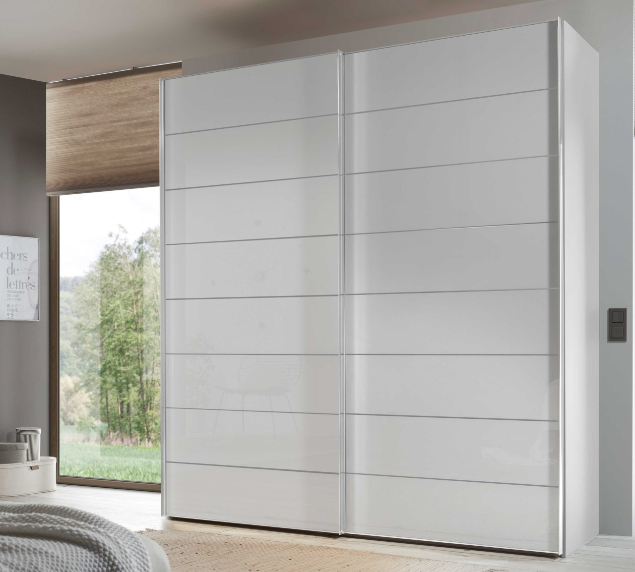 Staud Sonate Como Kleiderschrank Glas B225 cm