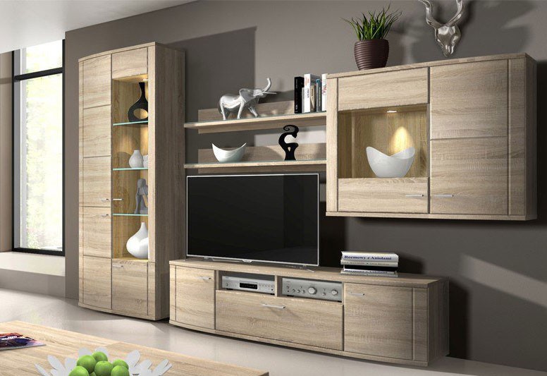 RMI Siena moderne Anbauwand eiche individuell