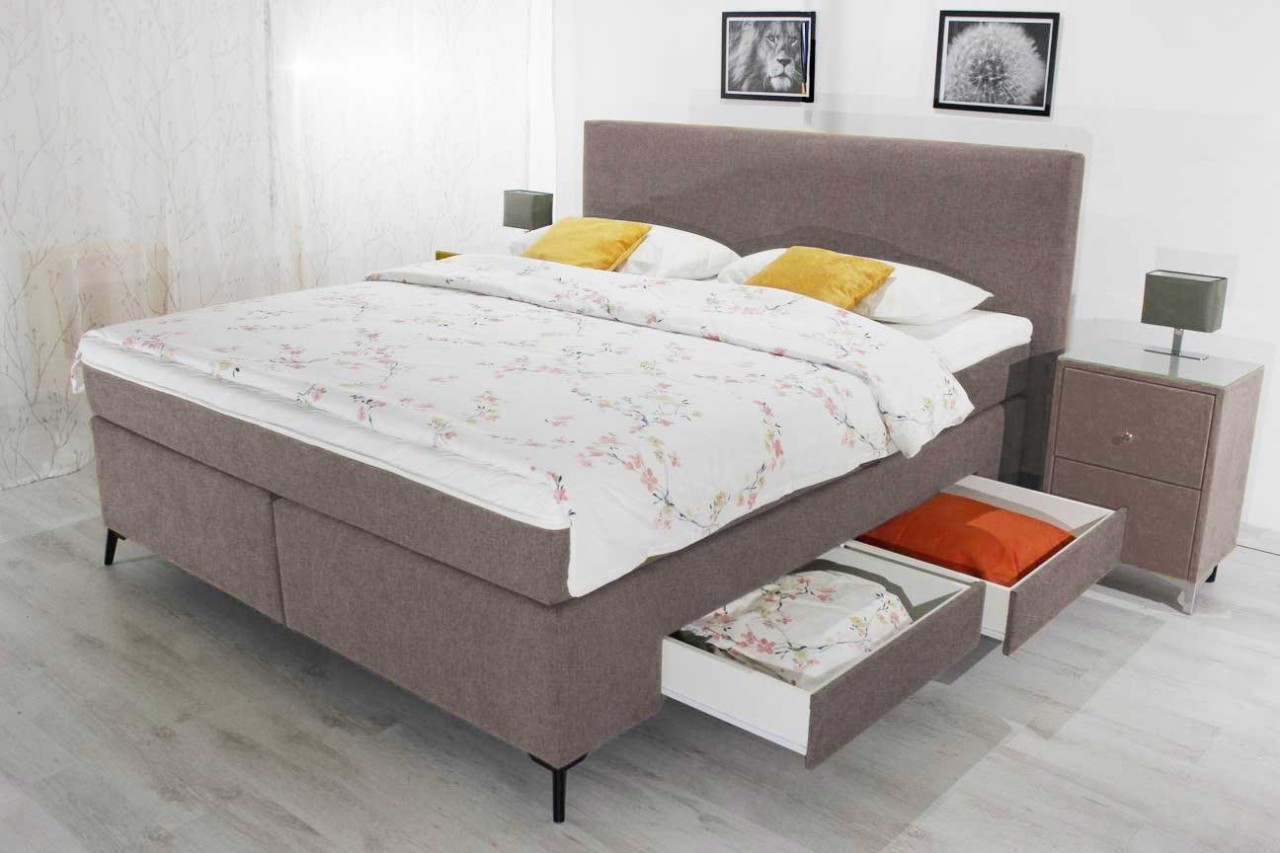 Jason Boxspringbett 200x200 mit Stauraum