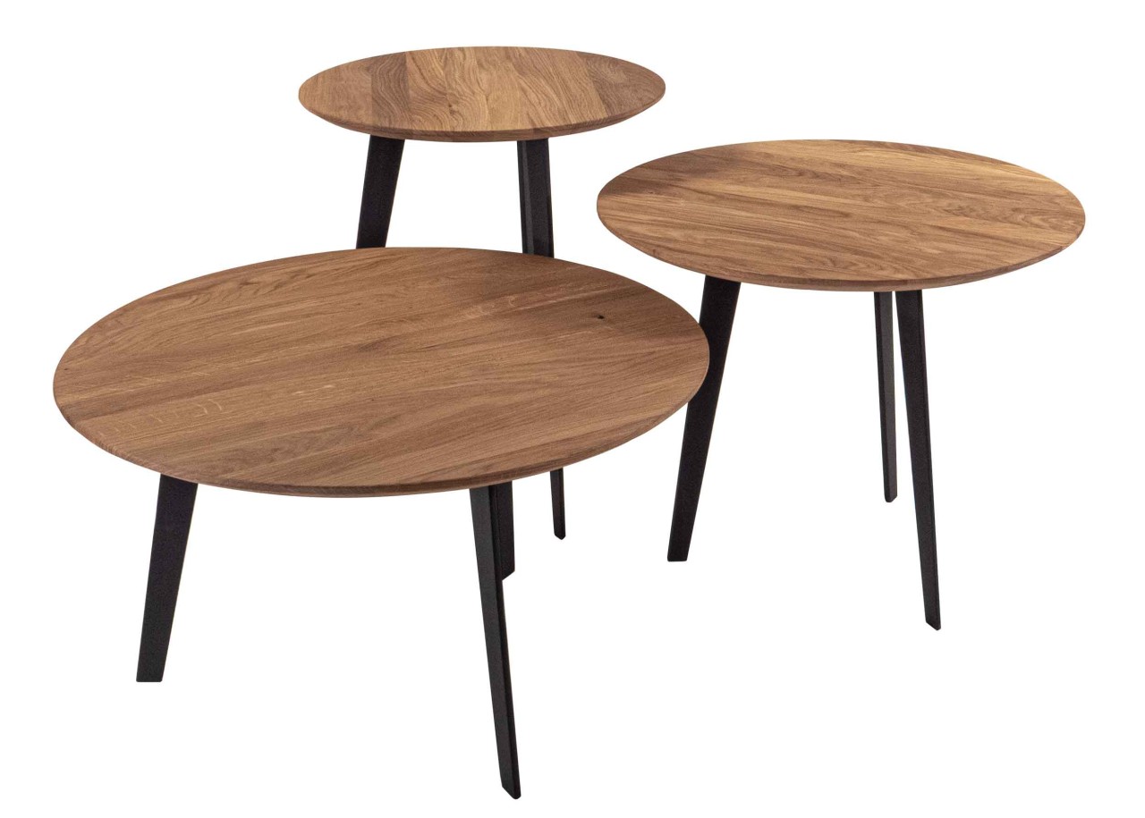 Ronja Beistelltisch Holz rund