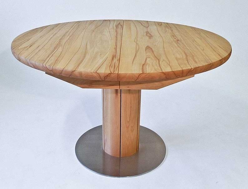 Ines runder Esstisch nussbaum