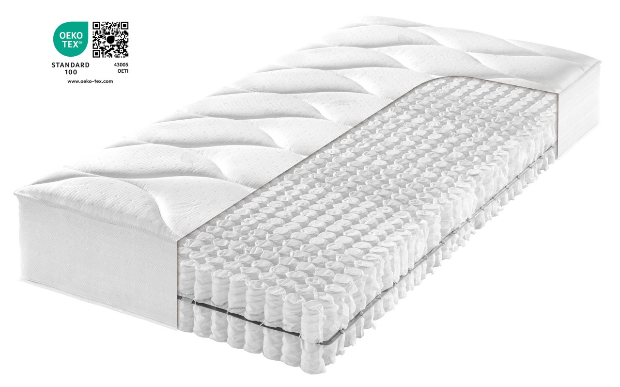 Med Top 1000T Tonnentaschenfederkern Matratze