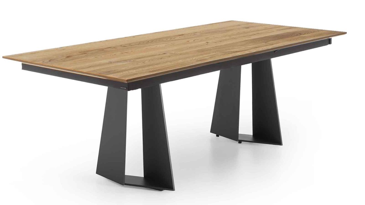 Chic Esstisch Metallgestell ausziehbar