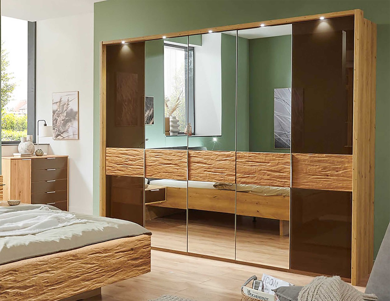 Cordoba Kleiderschrank mit Spiegel