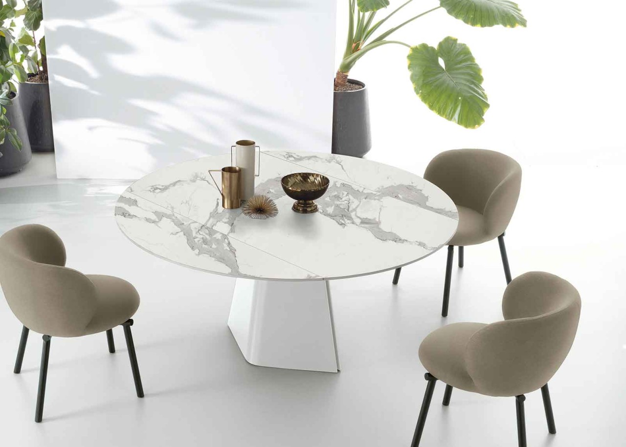 Tay Marmoroptik Esstisch Stein