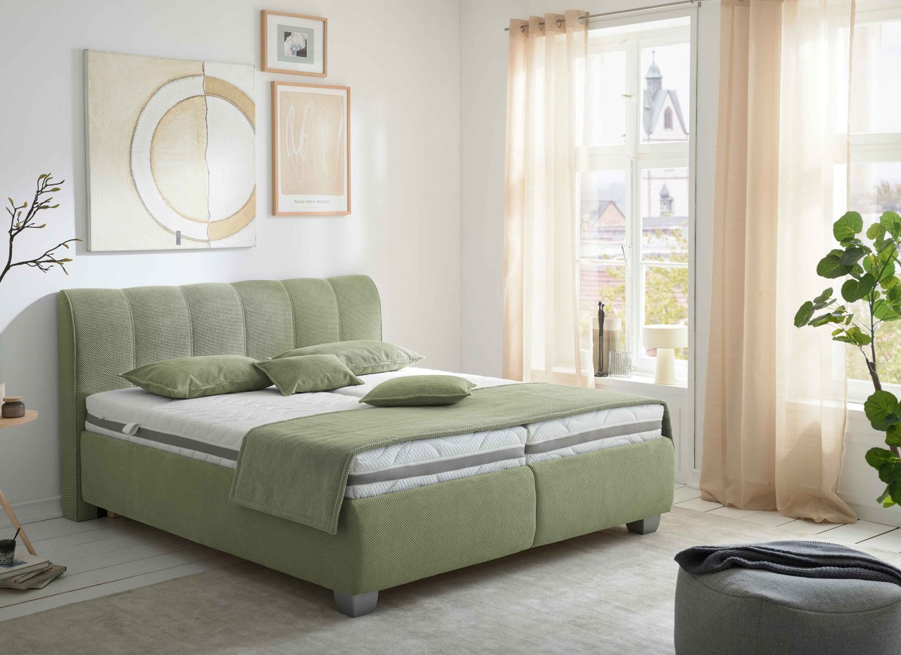 Clarissa Polsterbett 200x200 mit Stauraum