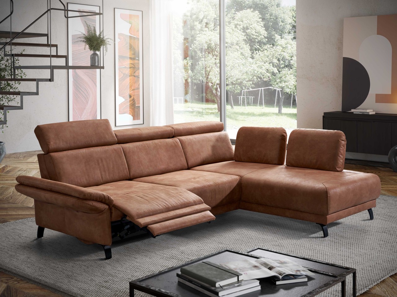 Dietsch Rhodos Ecksofa mit vielen Funktionen individuell