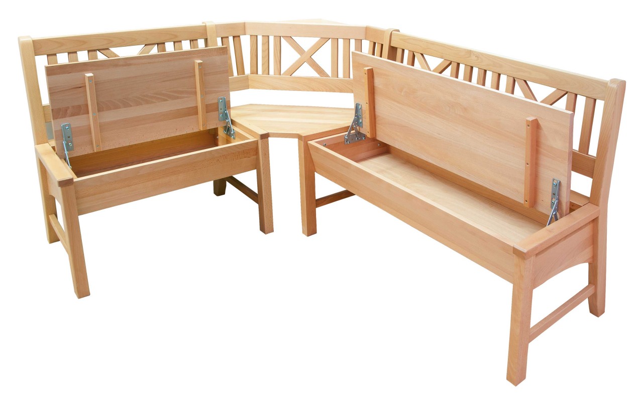 Bodensee Eckbank Holz Landhausstil