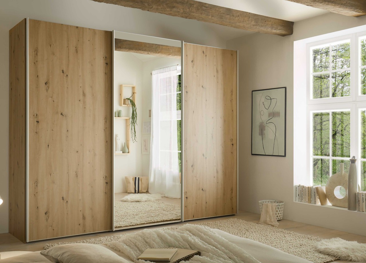 Staud Sinfonie Schwebetürenschrank mit Spiegel