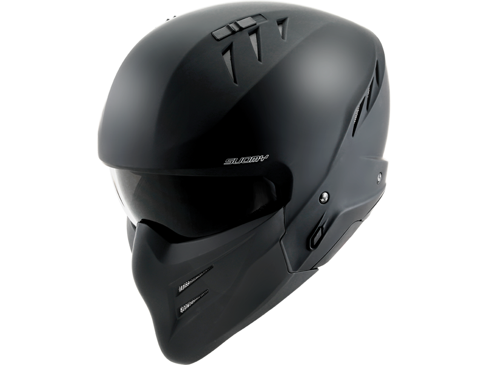 Suomy Armor Plain Streefighter Helm (Schwarzmatt)