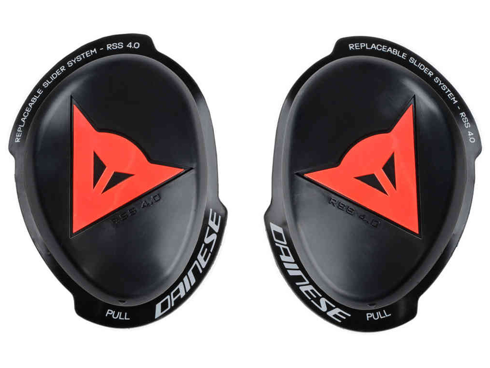 Dainese RSS 4.0 Knieschleifer Full Kit (Schwarz/Rot)