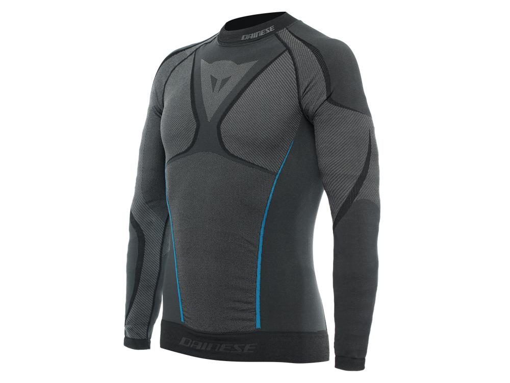 Dainese Dry LS Funktionswäsche Langarmhemd Herren (schwarz/blau)