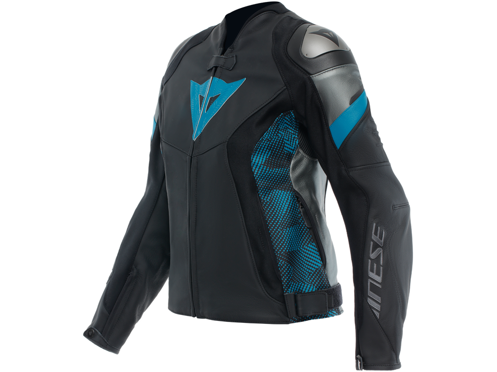 Dainese Avro 5 Kombijacke Damen (Schwarz/Blau/Anthrazit)