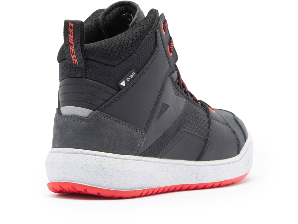 Dainese Suburb D-WP Schuhe (Schwarz/Weiß/Rot)