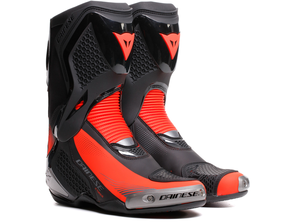 Dainese Torque 4 Motorradstiefel (Schwarz/Fluorot)