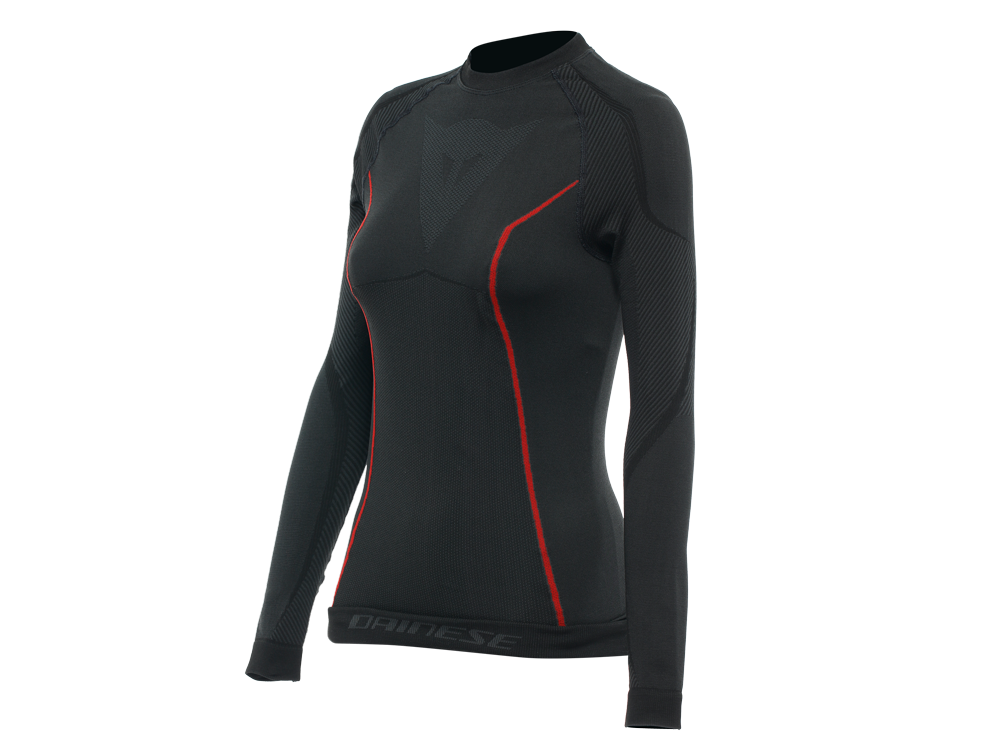 Dainese Thermo LS Funtionswäsche Langarmhemd Damen (schwarz/rot)