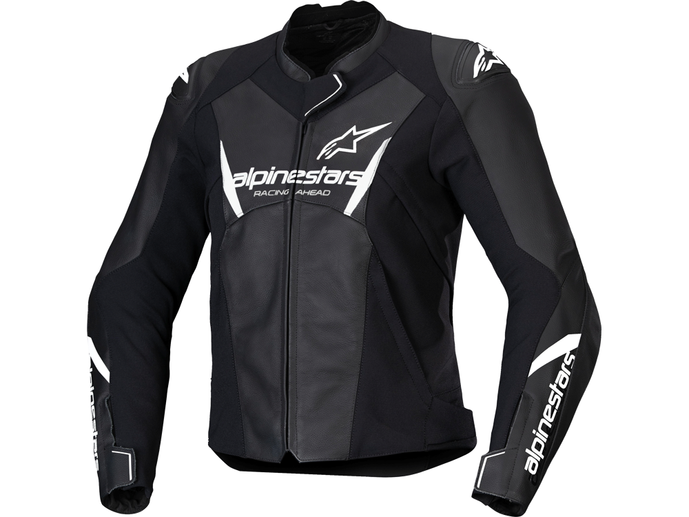 Alpinestars Stella Faster V3 Motorradjacke Damen (Schwarz/Weiß)