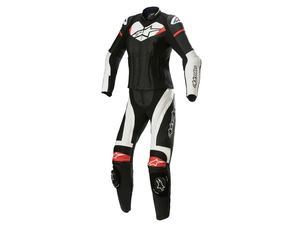 Alpinestars Stella GP Plus 2tlg. Motorradlederkombi Damen (schwarz/weiß/rot)