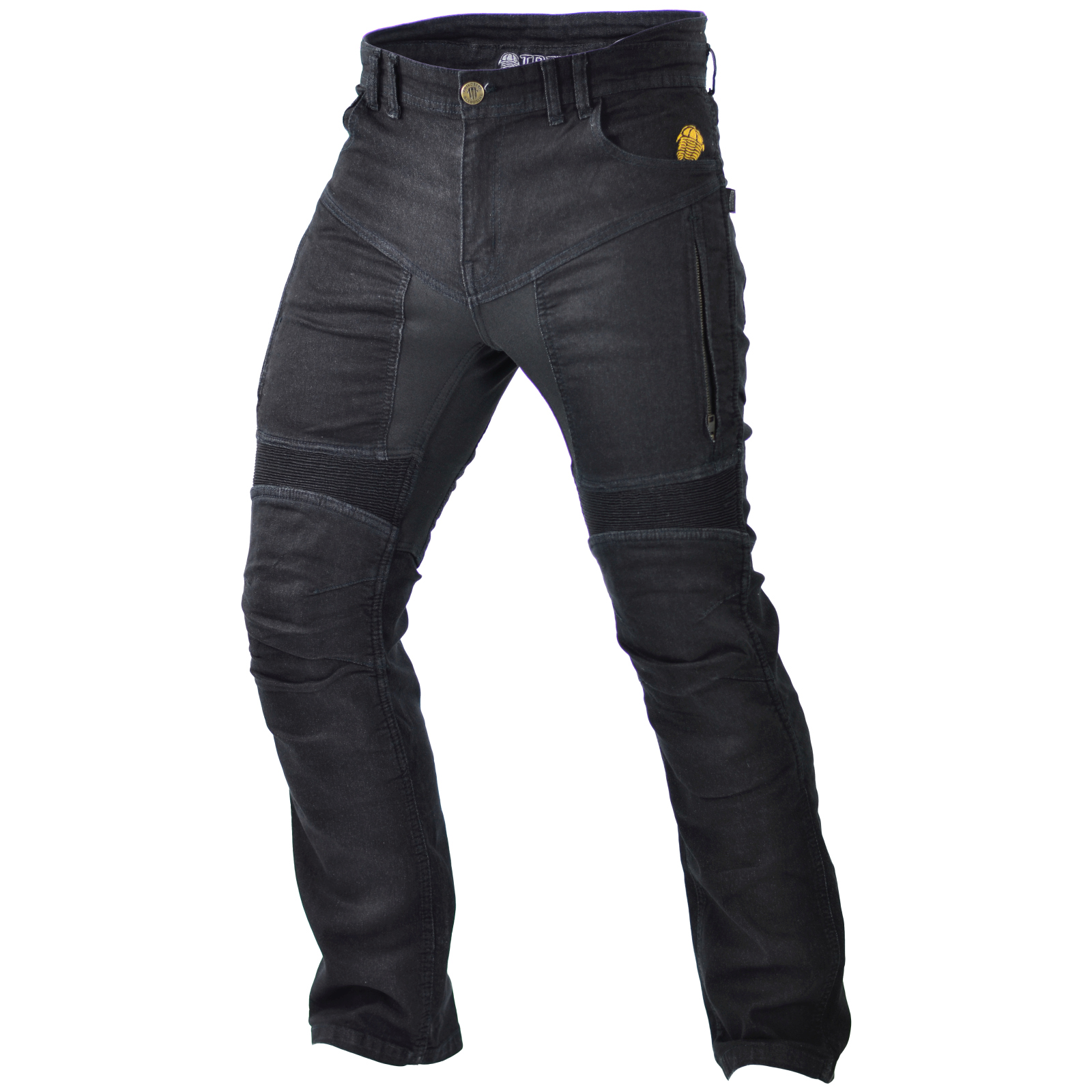 Trilobite Parado Doublelayer AAA Motorradjeans Lang (Schwarz)