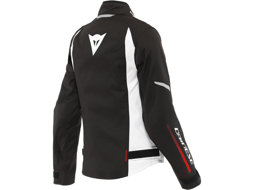 Dainese Veloce D-Dry Motorradjacke Damen (schwarz/weiß/rot)