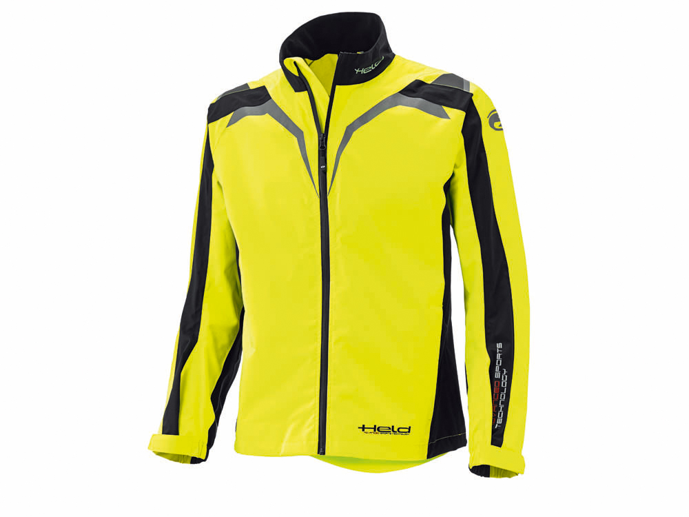Held Rainblock Top Regenjacke Herren (schwarz/neongelb)