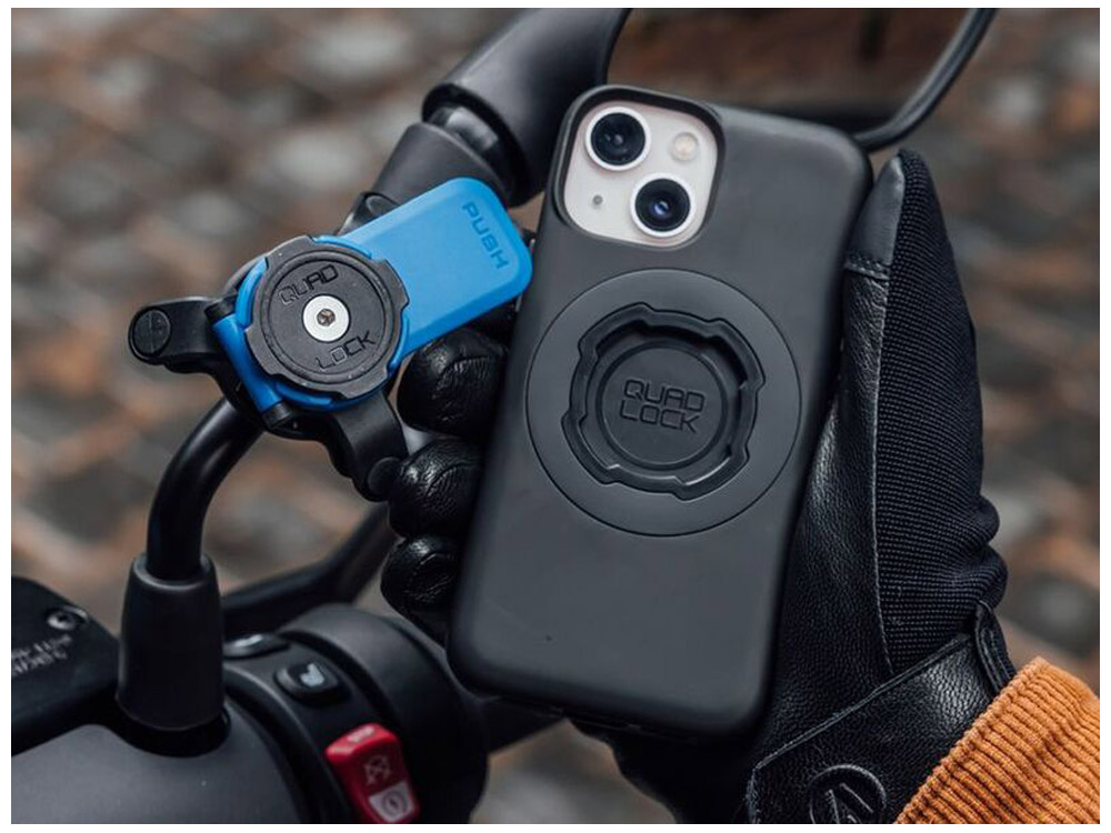 Quad Lock MAG iPhone 15 Plus Handyhülle (Schwarz)