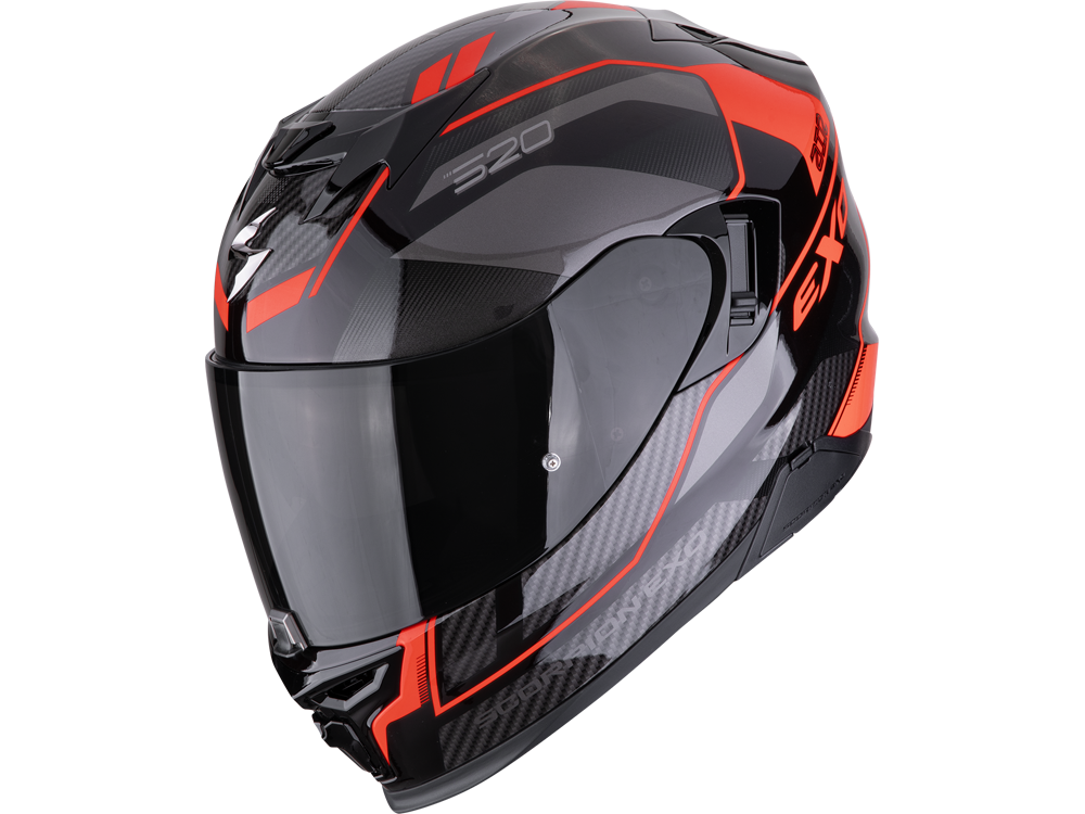 Scorpion EXO-520 EVO Air Lena Motorradhelm (Schwarz/Rot)