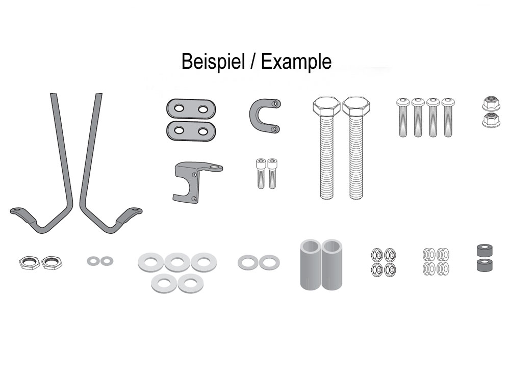 GIVI Montagesatz für Windschild Yamaha MT-09 Tracer (2015-)
