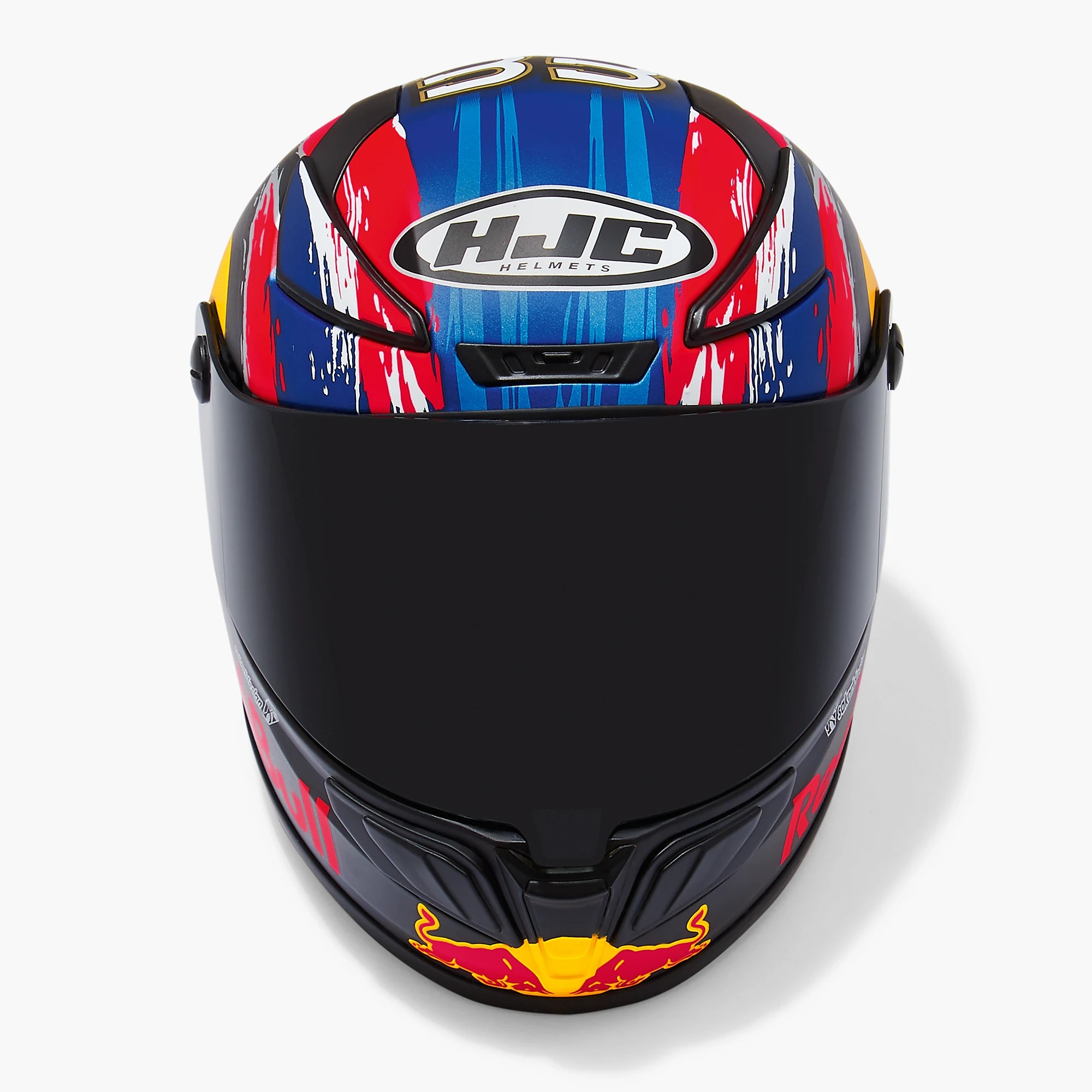HJC RPHA 01R Brad Binder Red Bull Replica Miniatur Motorradhelm (schwarz/rot/blau)