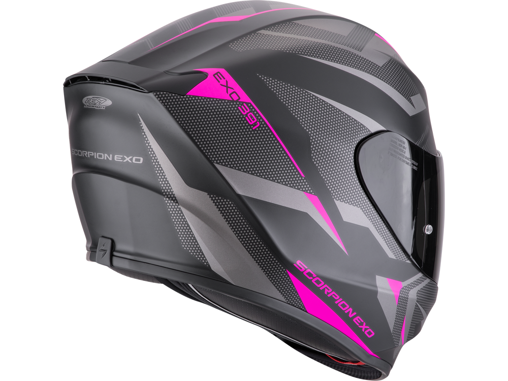 Scorpion EXO-391 AAXO Helm (Schwarzmatt/Pink)