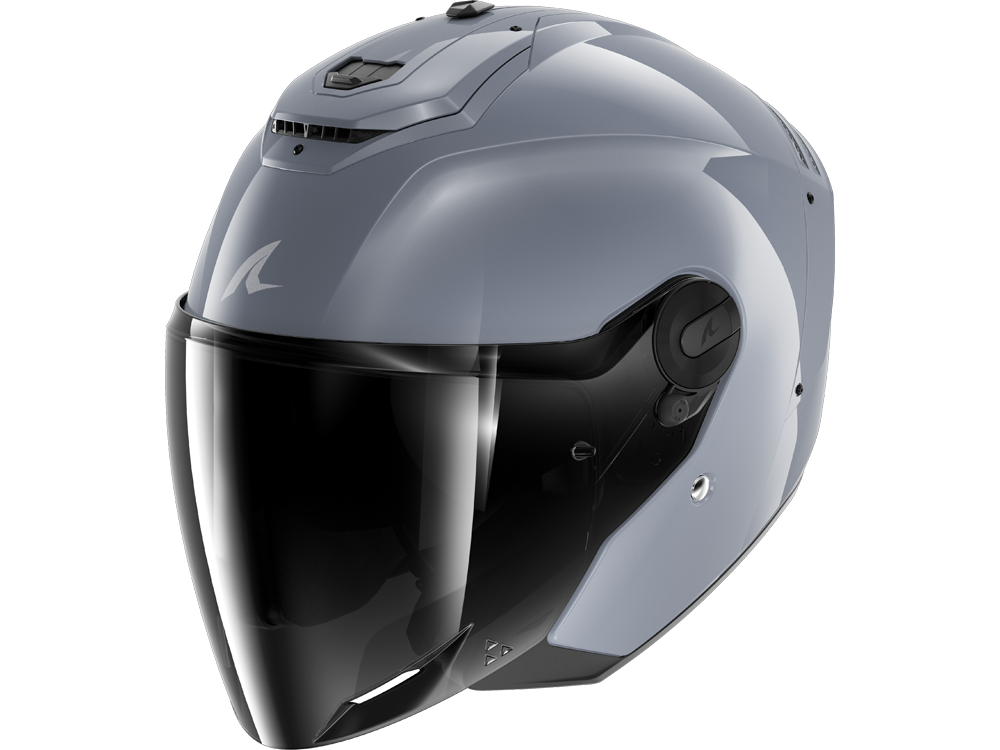 Shark RS Jet Carbon Dark Shadow Motorradhelm (Silber)