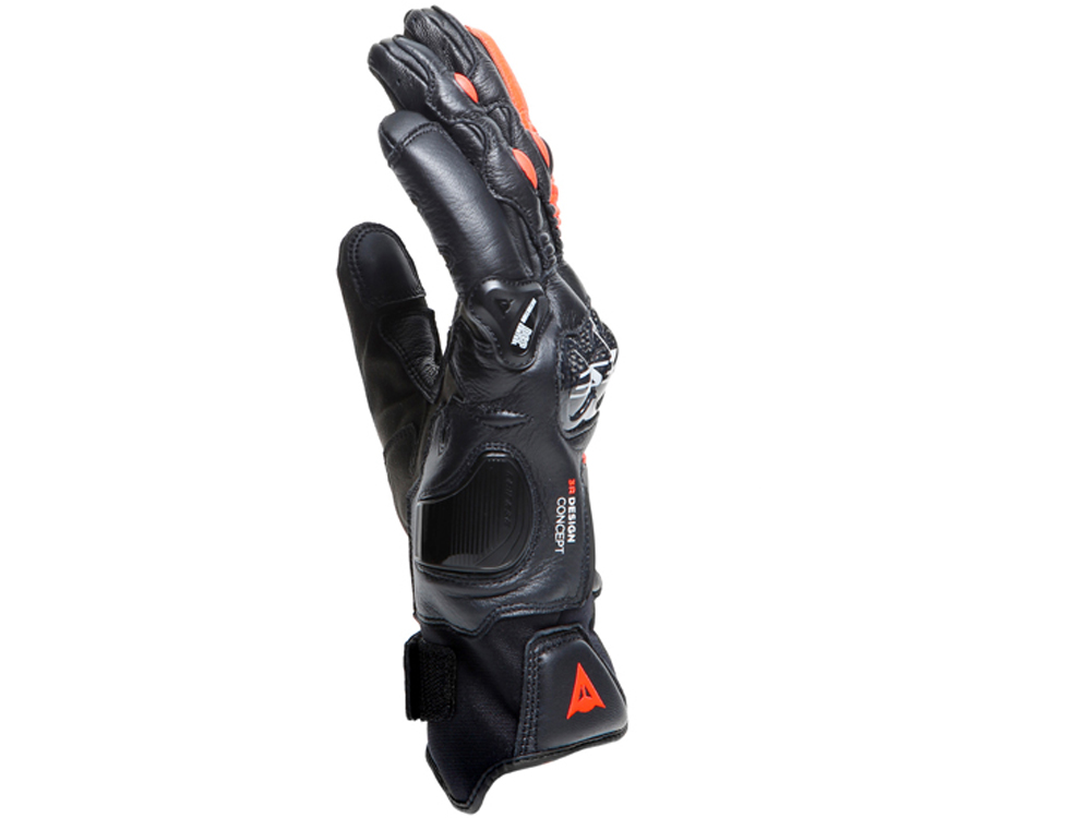 Dainese Carbon 4 Kurz Handschuh Herren (schwarz/rot)