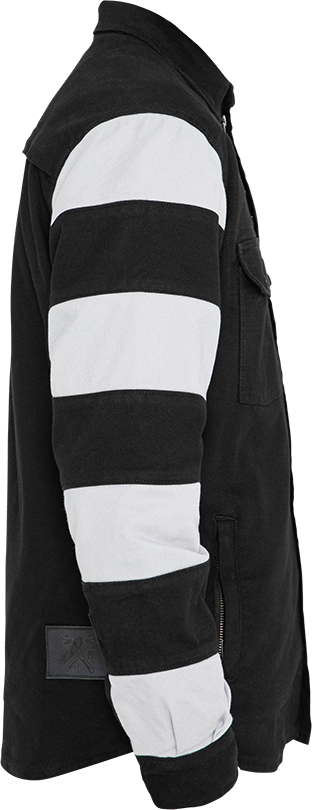 John Doe Prison Motoshirt Hemd Herren (schwarz/weiß)