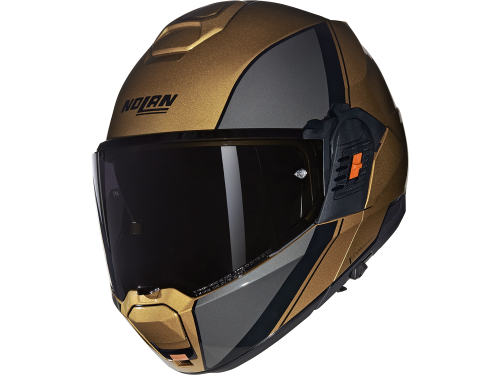 Nolan N120-1 N-Com Verniciatura Speciale 342 Motorradhelm (Sand/Grau)
