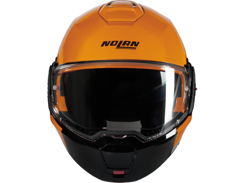 Nolan N120-1 N-Com Grafo 350 Motorradhelm (Orange/Grau/Schwarz)