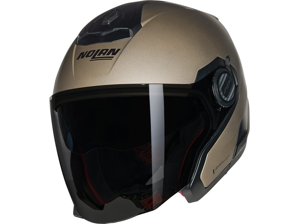 Nolan N40-5 N-Com Classico Nobile 317 Motorradhelm (Beigematt/Schwarz)