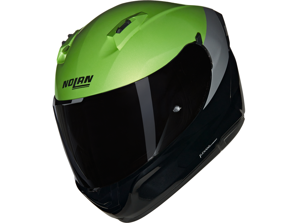 Nolan N60-6 Verniciatura Speciale 341 Motorradhelm (Schwarz/Grün/Grau)