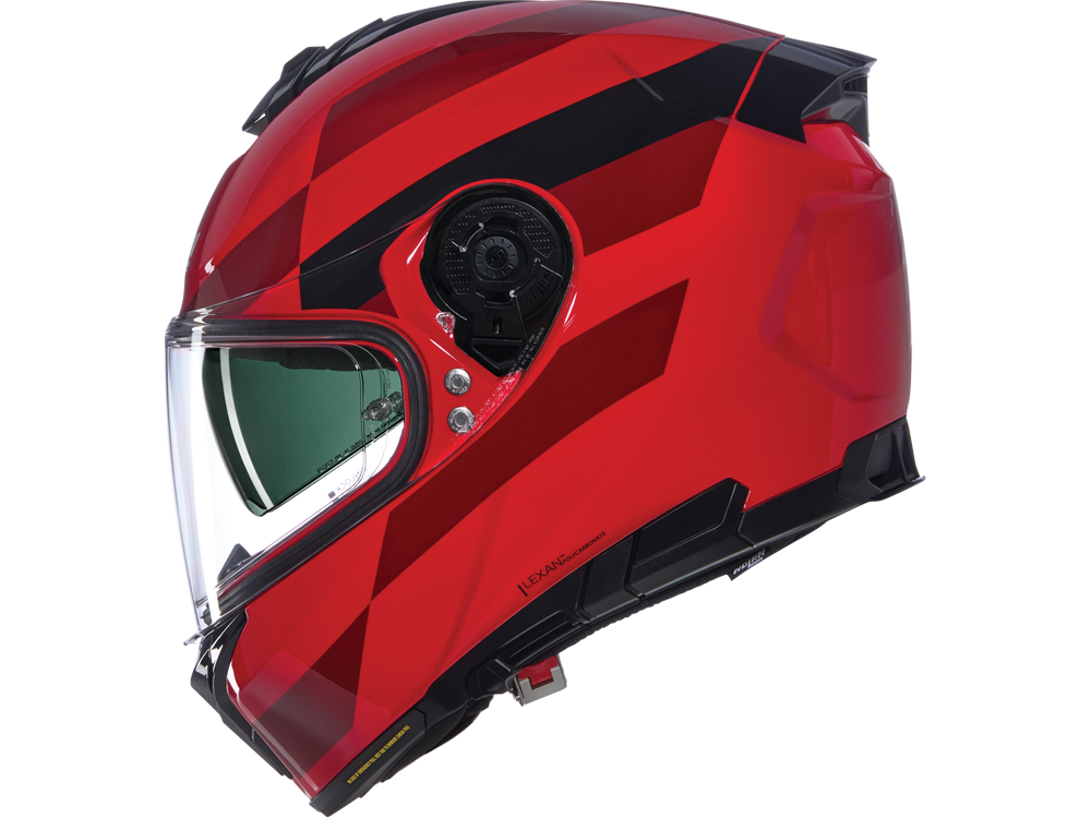 Nolan N80-8 N-Com Alfiere 346 Motorradhelm (Rot/Schwarz)