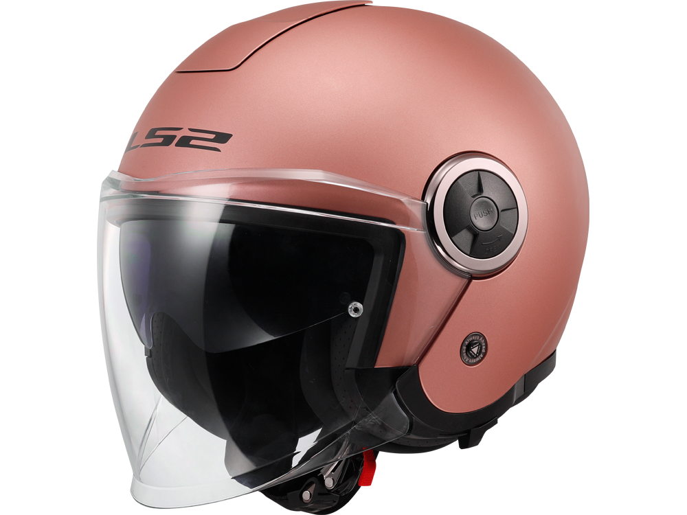 LS2 OF620 Classy Solid Motorradhelm (Rosegoldmatt)