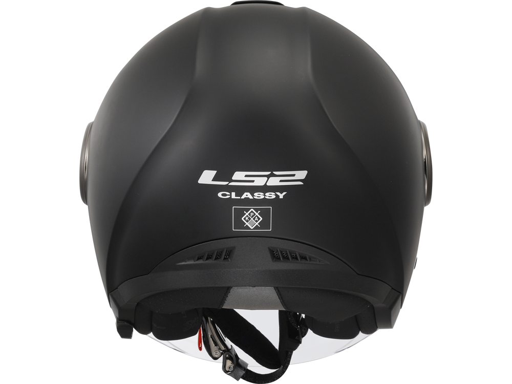 LS2 OF620 Classy Solid Motorradhelm (Schwarzmatt)