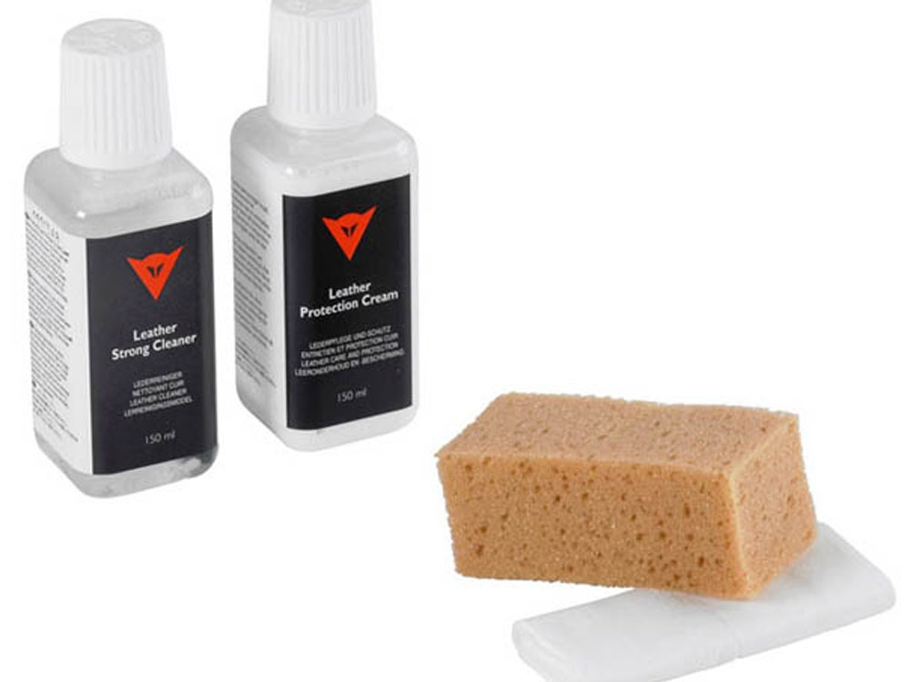Dainese Lederpflege pflegeset Imprägnierung, Reiniger, je 150 ml
