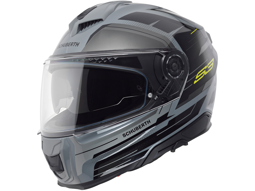 Schuberth S3 Apex Motorradhelm (Grau/Schwarz)
