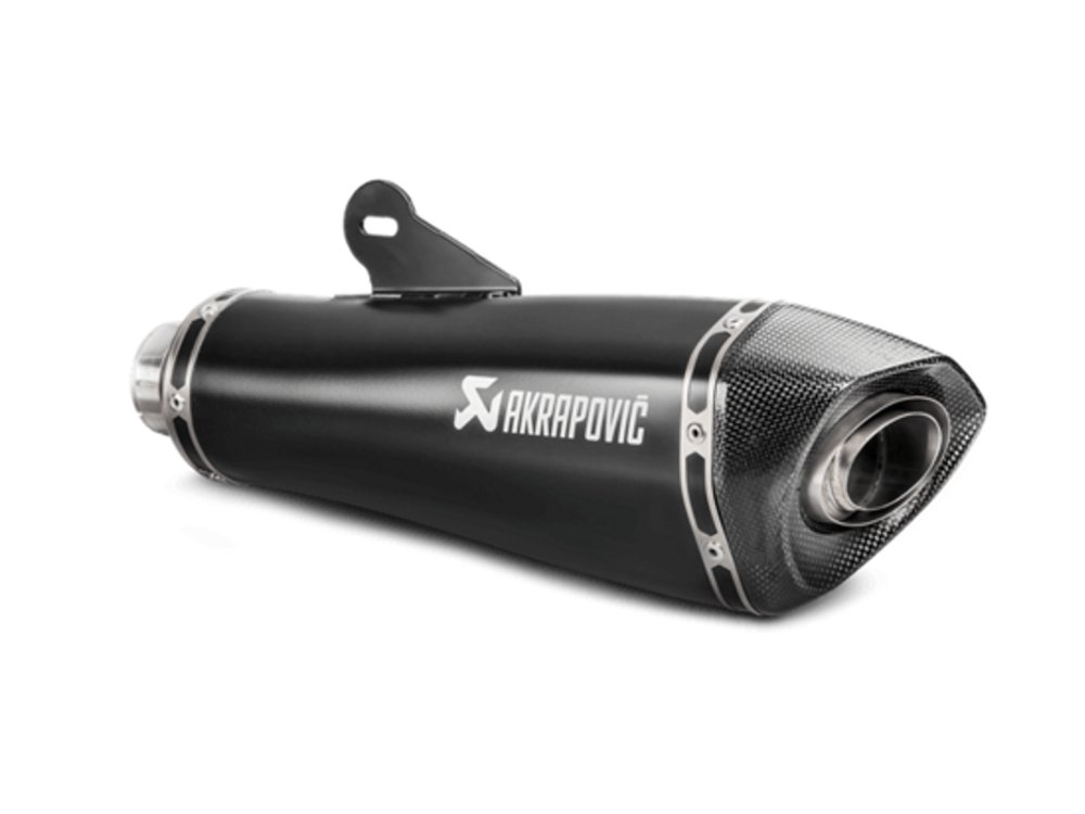 Akrapovic Slip-On Auspuff BMW R nineT Scrambler (2016-) Black Series / Titanium