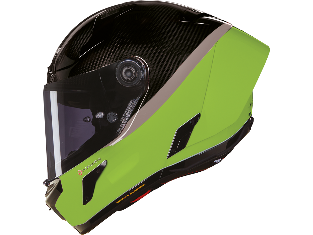 Nolan X-804 RS Ultra Carbon D.O.C. 347 Motorradhelm (Grün/Carbon)