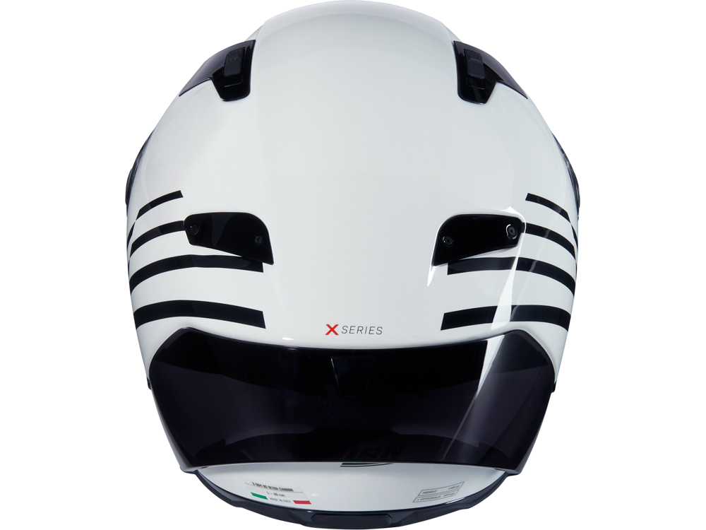 Nolan X-804 RS Ultra Carbon Ala 344 Motorradhelm (Weiß/Schwarz)