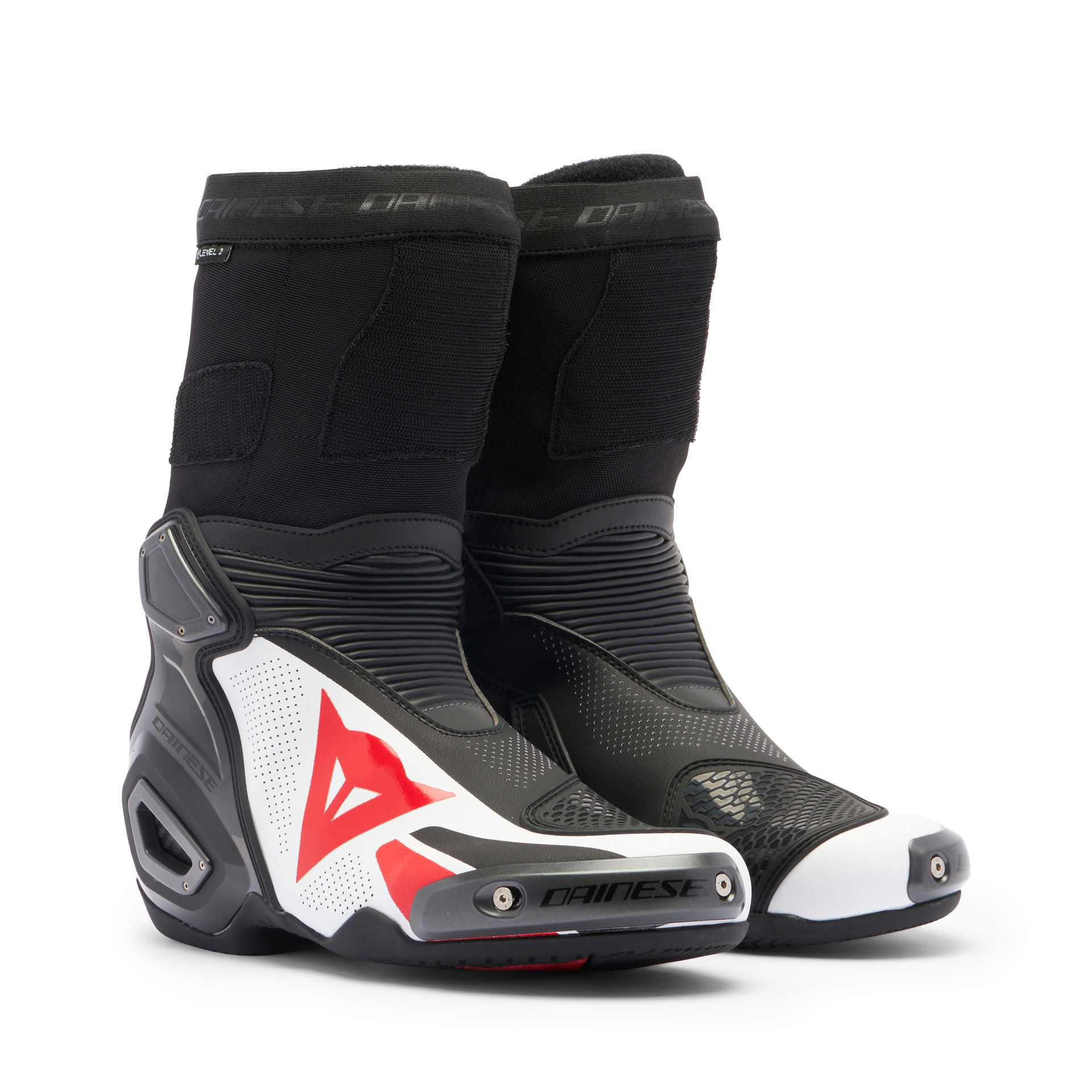 Dainese Axial 2 Air Sportstiefel (Schwarz/Weiß/Rot)